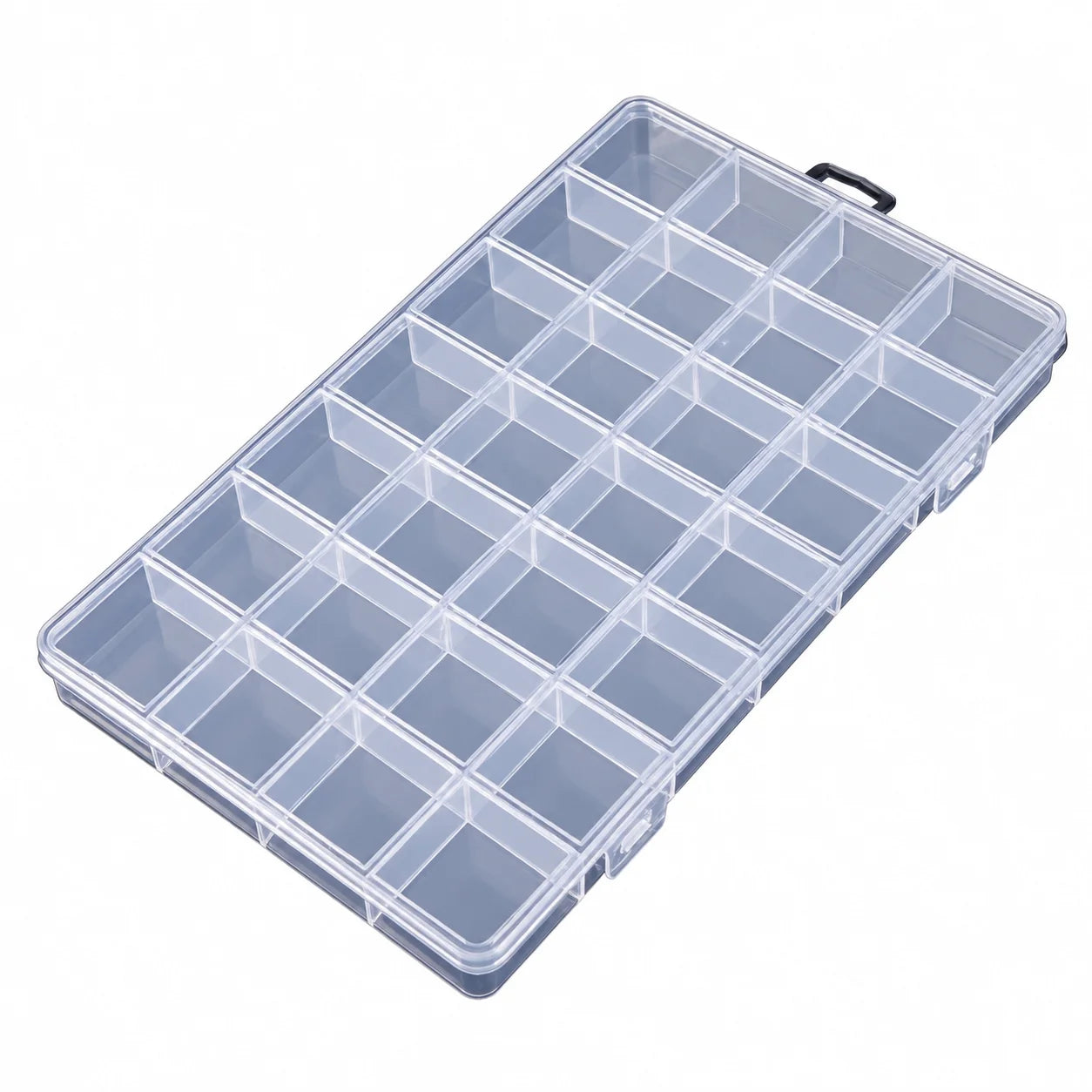 28 Grid Transparent Plastic Organizer Box for Jewelry Beads and Craft Supplies
