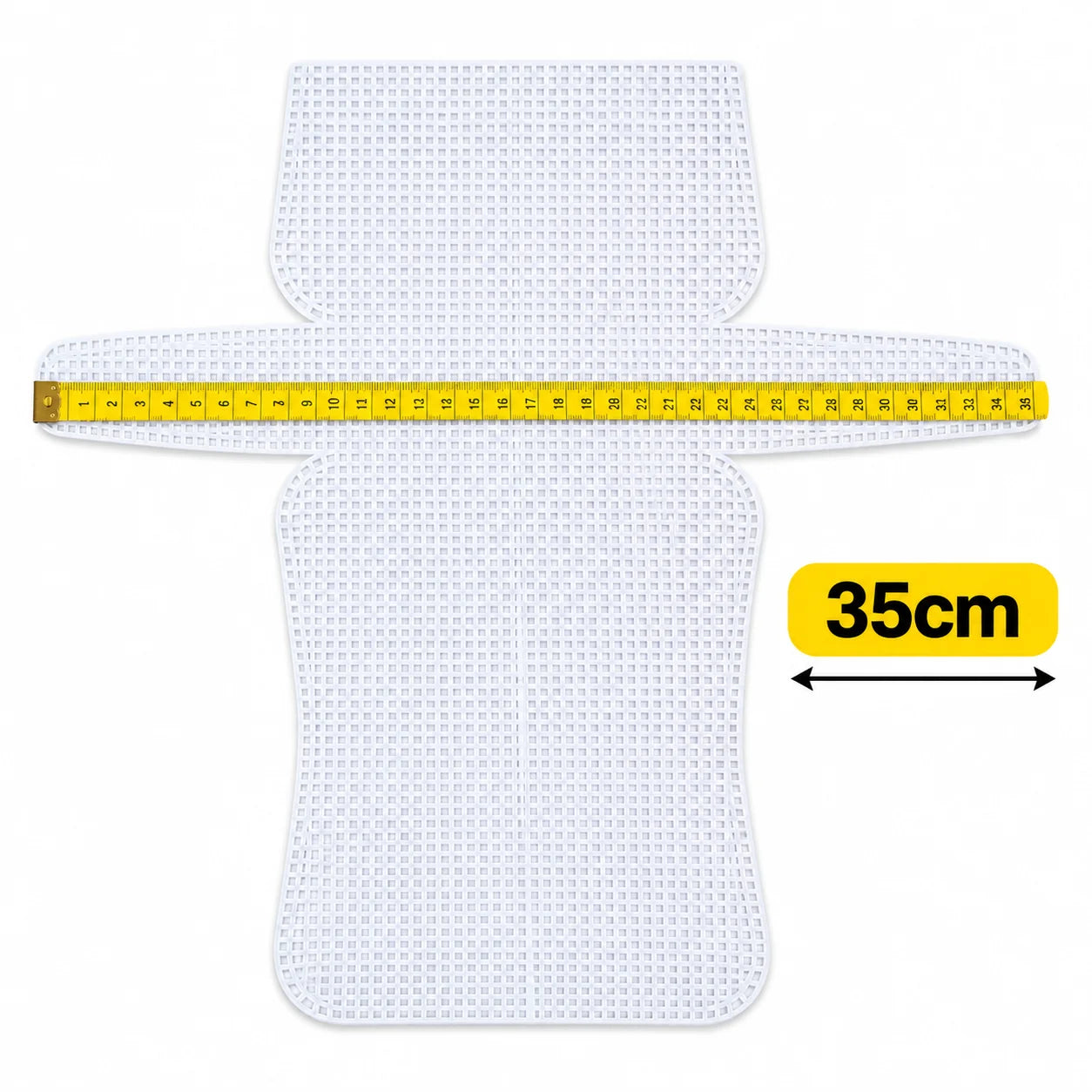 Plastic Canvas Sheet 50cm x 24cm for Bag Making and DIY Crafts